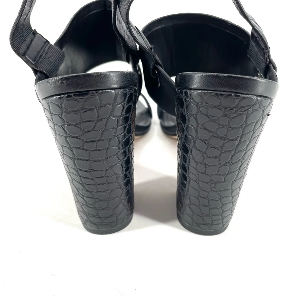 Sam Edelman Circus Black Slingback Nixon Heel - Picture 6 of 9